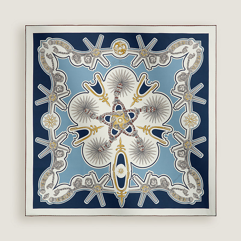 Les Eperons double face scarf 90 | Hermès USA